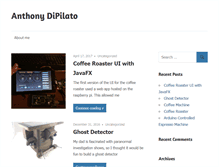 Tablet Screenshot of anthonydipilato.com